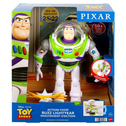 Disney Pixar Toy Story Talking Buzz Light-year Figure With Karate Chop Motion and Sounds - Multi