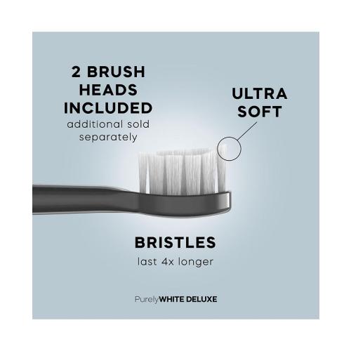 PurelyWHITE DELUXE Ultra Series Rechargeable Electric Toothbrush - Black - ONE SIZE