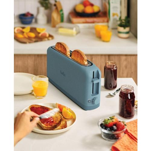 bella 2 Slice Slim Toaster  - Blue ‼️has stains ‼️and may come with missing or broken pieces ‼️