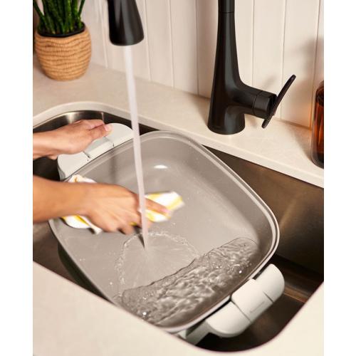 Bella 12 x 12 Make and Take Electric Skillet - Ivory/Cream