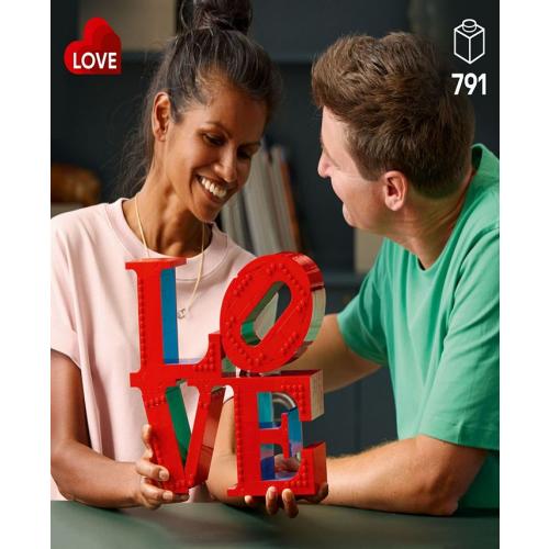 LEGO® Art LOVE Collectible 31214 Building Kit, 791 Pieces - Multi - No Size