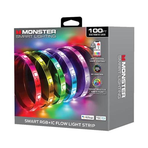 100Ft. Multi-Color Flow LED Light Strip - Gray