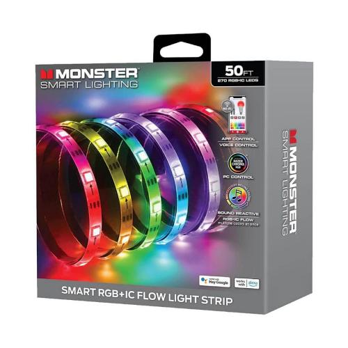 50Ft. Multi-Color LED Light Strip - Gray - 50