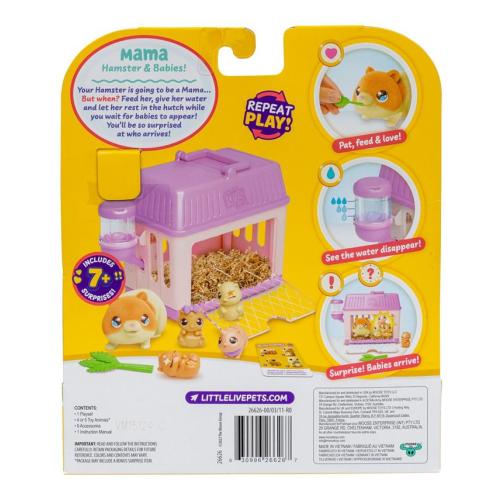 Little Live Pets Mama Surprise Mini Playset Hamster - White - No Size