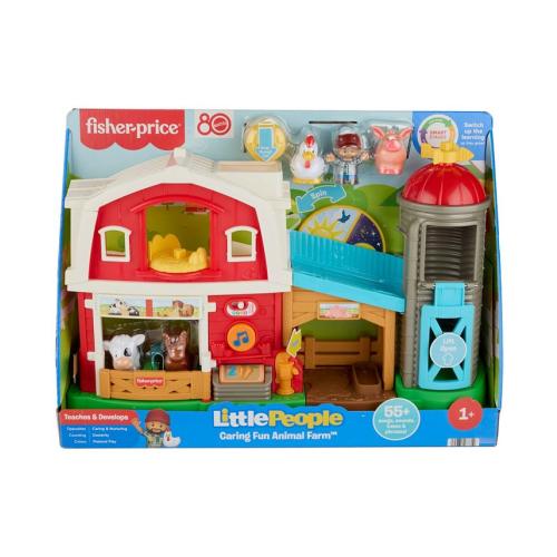 Little People Caring Fun Animal Farm Playset, 6 Play Pieces - Multi - No Size