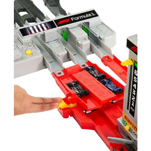 Hot Wheels Race Formula 1 Grand Prix Circuit Track Set and Cars - Multi - No Size