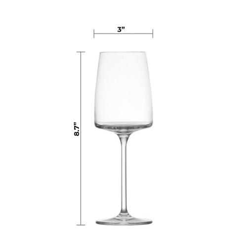 Zwiesel Glas Sensa Red & White Wine Glasses, Set of 8 - White - No Size ‼️Only 6‼️