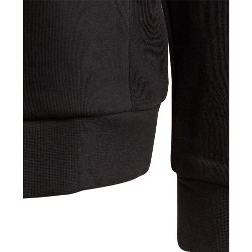 adidas Big Boys Logo-Print French Terry Hoodie - Black - S (8/10)
