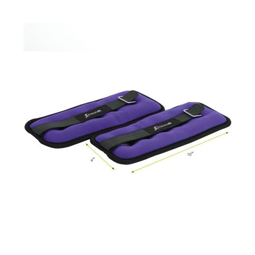 ProsourceFit Ankle Weights 2.5, Set of 2, Purple - Purple