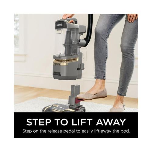 Shark Rotator Lift-Away ADV DuoClean PowerFins Upright Vacuum with Self-Cleaning Brushroll LA502 - Silver