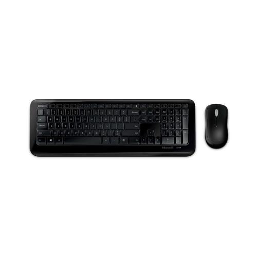 Microsoft PY9-00001 Wireless Desktop Keyboard & Mouse 850 - USB 2 - Black