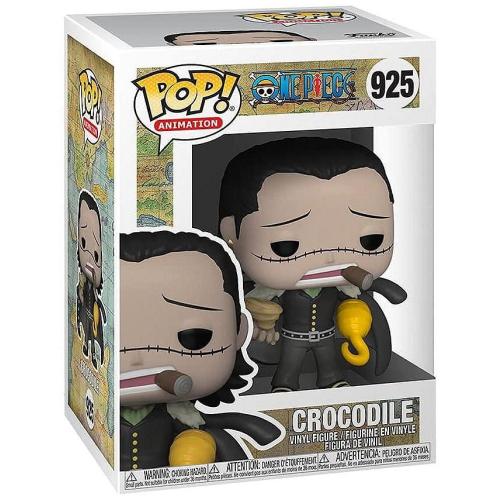 (SMALL CORNER TEAR ON BACK) One Piece Funko POP Vinyl Figure | Crocodile - Black - ONE SIZE