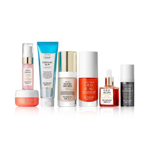 Set of 7 Sunday Riley 7-Pc. Wake Up With Me Complete Morning Routine Skincare Set