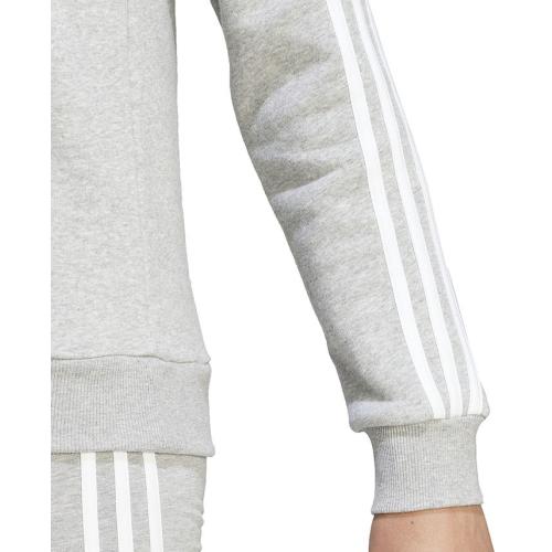 Size ... XL...adidas Women's 3-Stripe Cotton Fleece Crewneck Sweatshirt - Gray - XL
