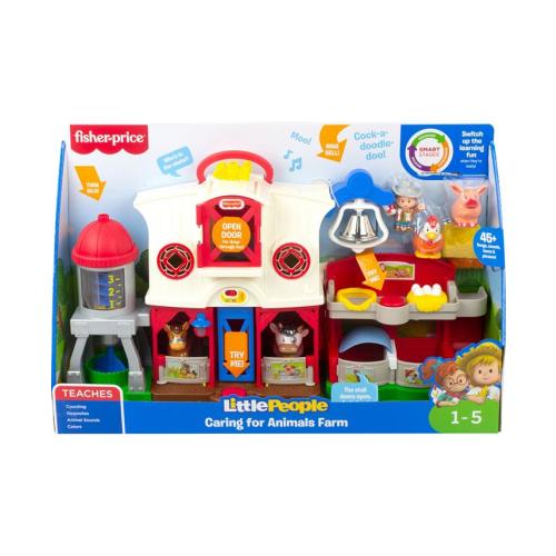 Fisher-Price Little People Caring for Animals Farm, Action Playset - Multi