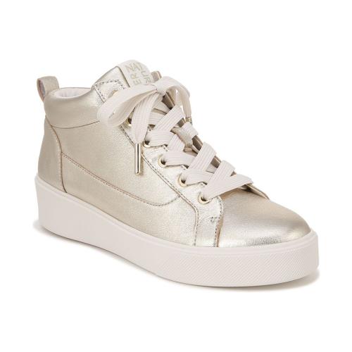 Size 10W Naturalizer Morrison-Mid Sneakers - Gold