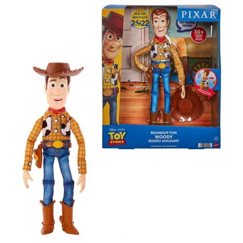 Disney Pixar Toy Story Roundup Fun Woody Large Talking Figure, 12 - Multi