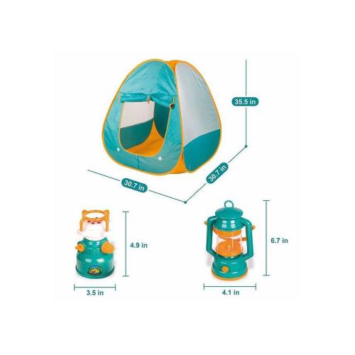 Fun Little Toys Kids Pop Up Tent & Camping Set 17pcs - Multi - NO SIZE