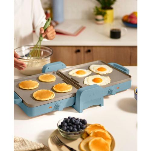 bella Fold & Store Dual Temp Griddle - Blue