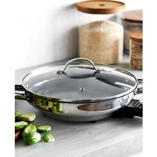 GreenPan Bistro 12 Nonstick Electric Skillet - Silver - No Size