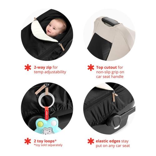 Skip Hop All Season Car Seat Cover - Ivory/Cream