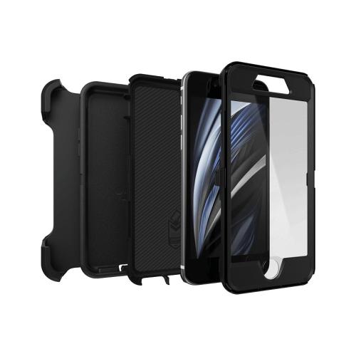 OtterBox Defender Case for Apple iPhone SE 2022 / SE 2020 / 8 / 7-Black - Black - 1 Count