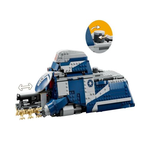 LEGO Star Wars: The Clone Wars Battle of Felucia Separatist MTT 75435, 976 Pieces - Multi - No Size