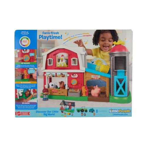 Little People Caring Fun Animal Farm Playset, 6 Play Pieces - Multi - No Size