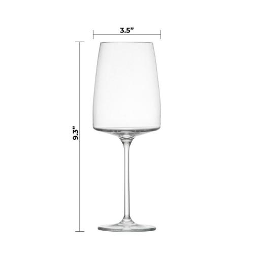 Zwiesel Glas Sensa Red & White Wine Glasses, Set of 8 - White - No Size ‼️Only 6‼️