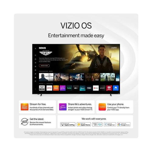 Vizio Size 32  LED Smart TV Class HD 720p  Smart TV - Black - 32 inches