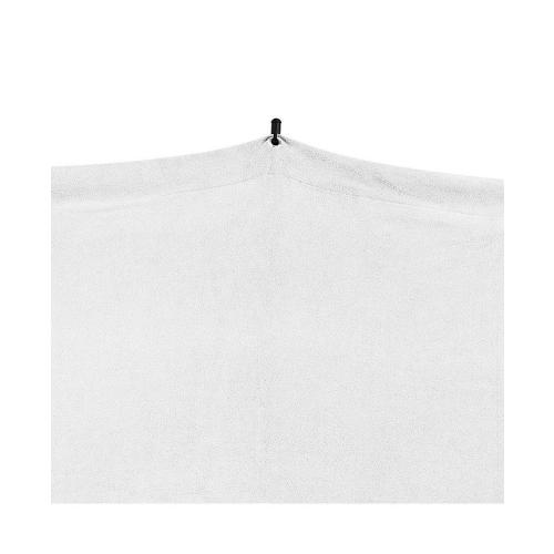 Savage 5x12' White Background Floor Extended Backdrop Travel Kit (water damage on case not product)
