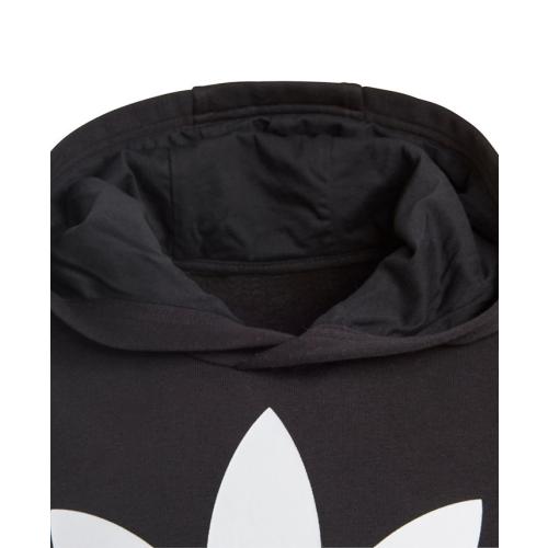adidas Big Boys Logo-Print French Terry Hoodie - Black - S (8/10)