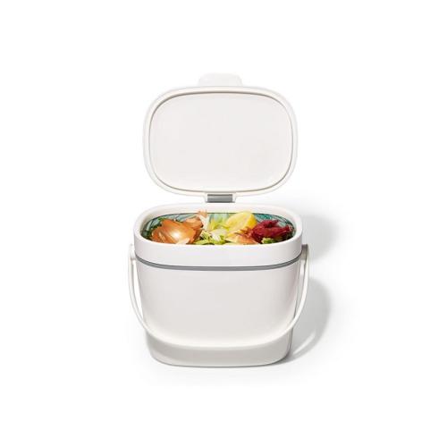 OXO 1.75 Gallon Compost Bin, White - White