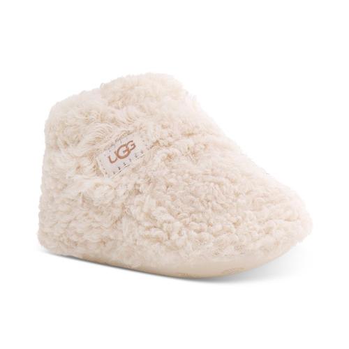 White Size Small UGG® Baby Bixbee Booties - White - 2/3