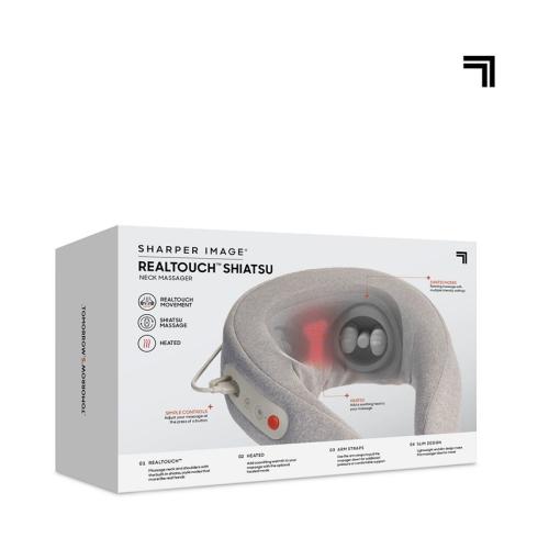 Sharper Image RealTouch Shiatsu Neck Travel Massager - Gray