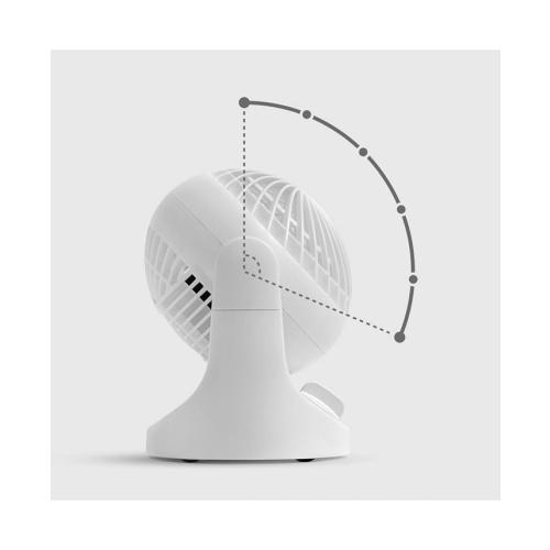 IRIS USA WOOZOO Fan, 10 Speed, 6 angles, 65° Adjustable Tilt, White - White - ONE SIZE