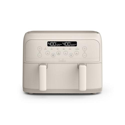 Bella Trizone® 4-Qt. Extra-Large Nonstick Air Fryer - Tan/Beige