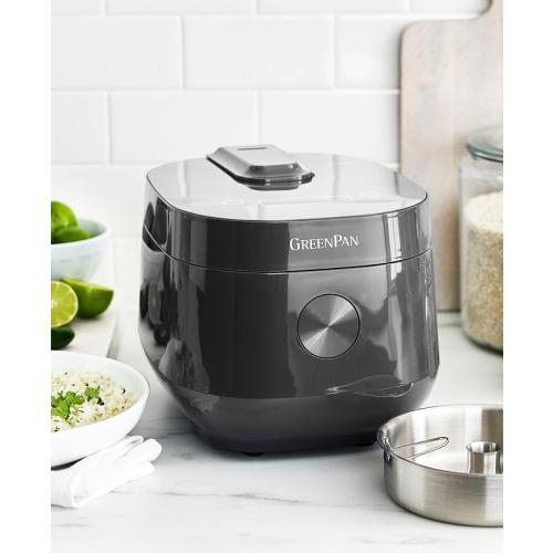 GreenPan 8-Cup Bistro Carb-Reducing Rice Cooker - Black - No Size