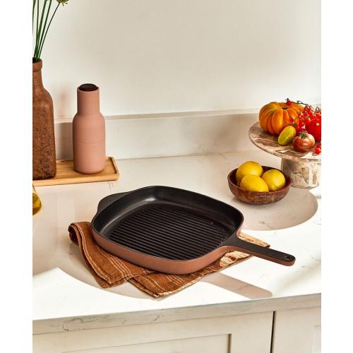 Caraway Enameled Cast Iron 10.5 Grill Pan - Gray - No Size