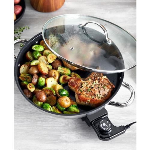 GreenPan Bistro 12 Nonstick Electric Skillet - Silver - No Size