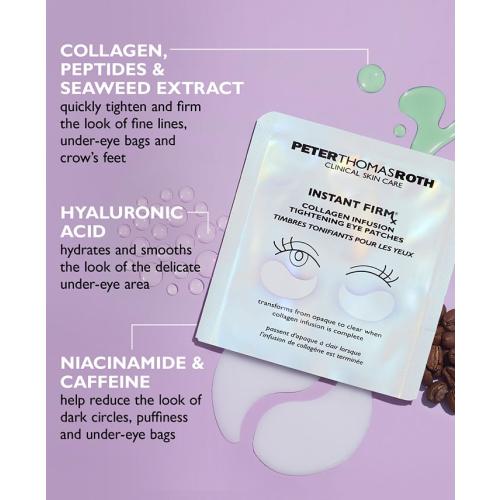 Peter Thomas Roth Instant FIRMx Collagen Infusion Tightening Eye Patches, 5 pairs