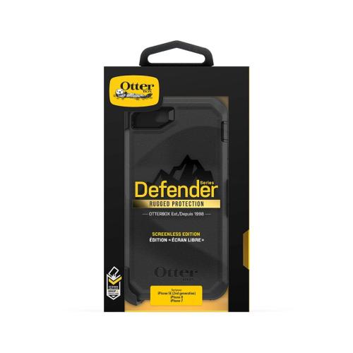 OtterBox Defender Case for Apple iPhone SE 2022 / SE 2020 / 8 / 7-Black - Black - 1 Count
