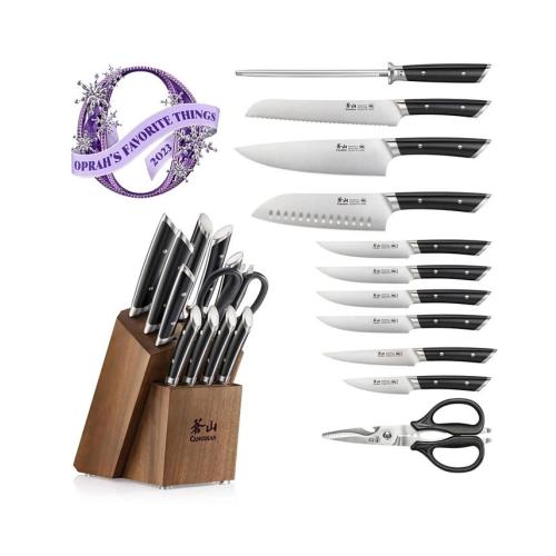 Cangshan Helena Series 12-Pc. Knife Block Set - Black - No Size‼️light dirt and incomplete‼️