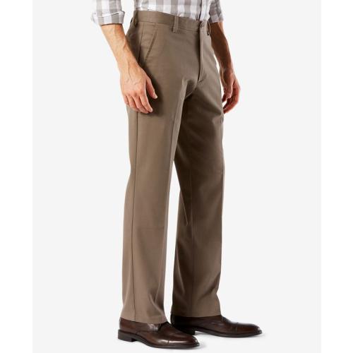 Dockers Men's Easy Straight Fit Khaki Stretch Pants - Brown - 34x34
