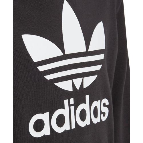 adidas Big Boys Logo-Print French Terry Hoodie - Black - S (8/10)