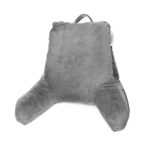 Nestl Shredded Memory Foam Reading Backrest Pillow, Petite - Charcoal Stone Gray