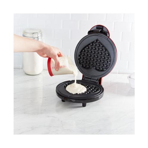 Dash Express Heart Waffle Maker - Red