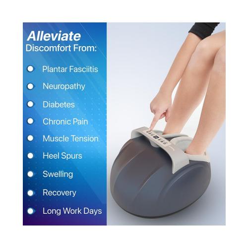 Tranqwil Shiatsu Foot Massager Machine with Heat - Blue