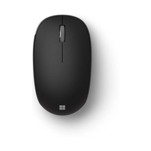 Microsoft RJN-00001 Bluetooth Mouse - Wireless - Bluetooth - 2.40 GHz - Matte Black - Blue