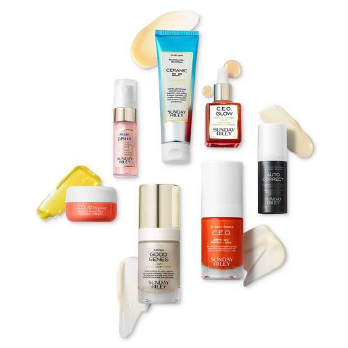 Set of 7 Sunday Riley 7-Pc. Wake Up With Me Complete Morning Routine Skincare Set